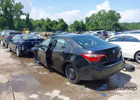 2016 Toyota Corolla Le from USA, damaged, VIN 5YFBURHEXGP393751
